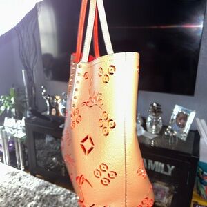 Christian louboutin brown and red bag never born brand, new dust bag, receipt
